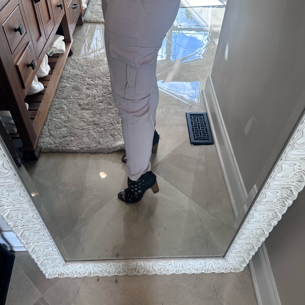 Cargo pants -pale pink